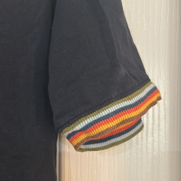 Faherty cotton tee. Deep v neck. - Picture 3 of 5